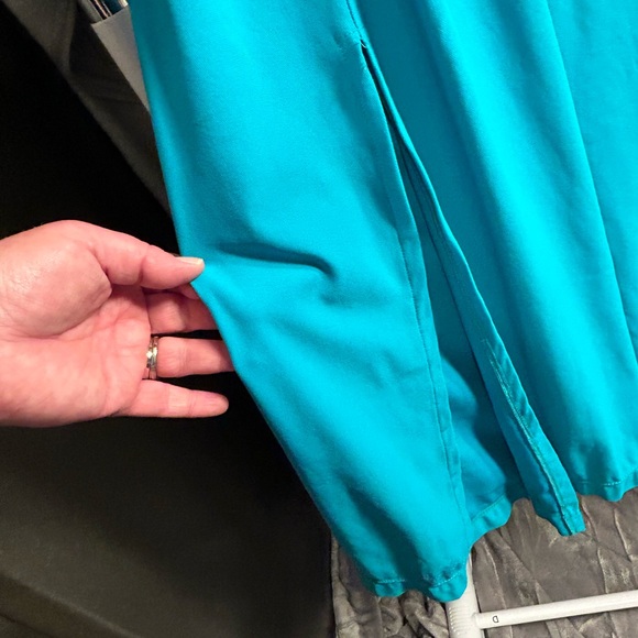 UV Skins Swim Coverup Long Dress Teal UPF 50+ Women’s size 2x - Picture 4 of 7